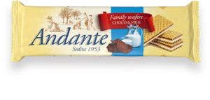 Andante ostya choco & milk 130g /16/