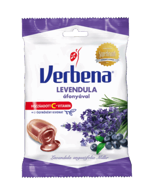 Verbena Levendula töltött cukorka 60g /2