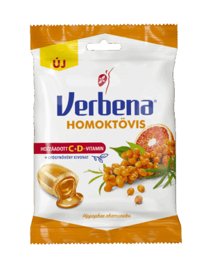 Verbena Homoktövis cukorka 60g /20/