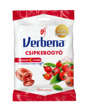Verbena csipkebogyó töltött cukorka 60g