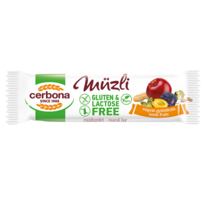 Cerbona gluténmentes szelet gyümölcsös 35g /20/