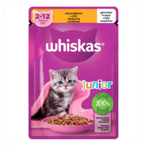 WHISKAS alutas 85g csirke JUNIOR /28/ Casserole