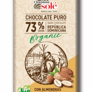 Solé BIO DARK 73% WITH ALMONDS 150g /10/