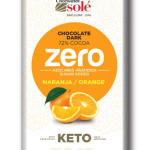 Solé ZERO DARK 72% KETO ORANGE 100g /10/