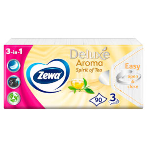 Zewa Deluxe Spirit of Tea 3r papírzsebk. 90db /40/