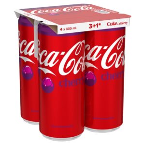 Coca Cola Cherry 4x0,33l CAN /6/ DRS