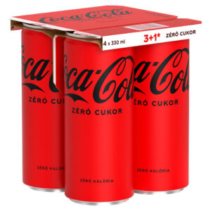Coca Cola Zero 4x0,33l CAN /6/ DRS